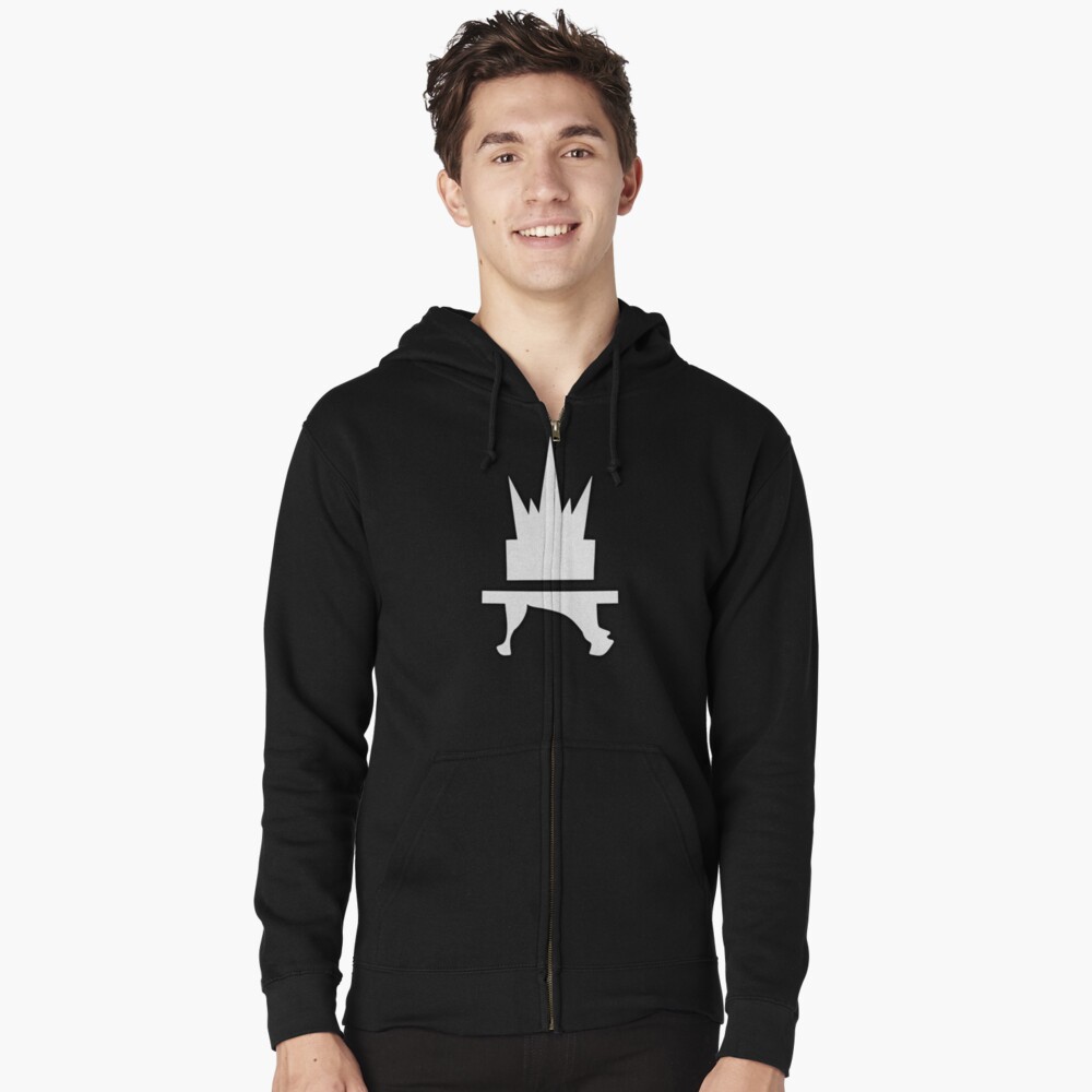 Crazyblox Logo Zipped Hoodie