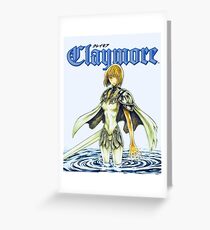 Claymore - Clare Greeting Card