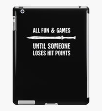 Funny RPG Roleplaying Game Quote iPad Case/Skin