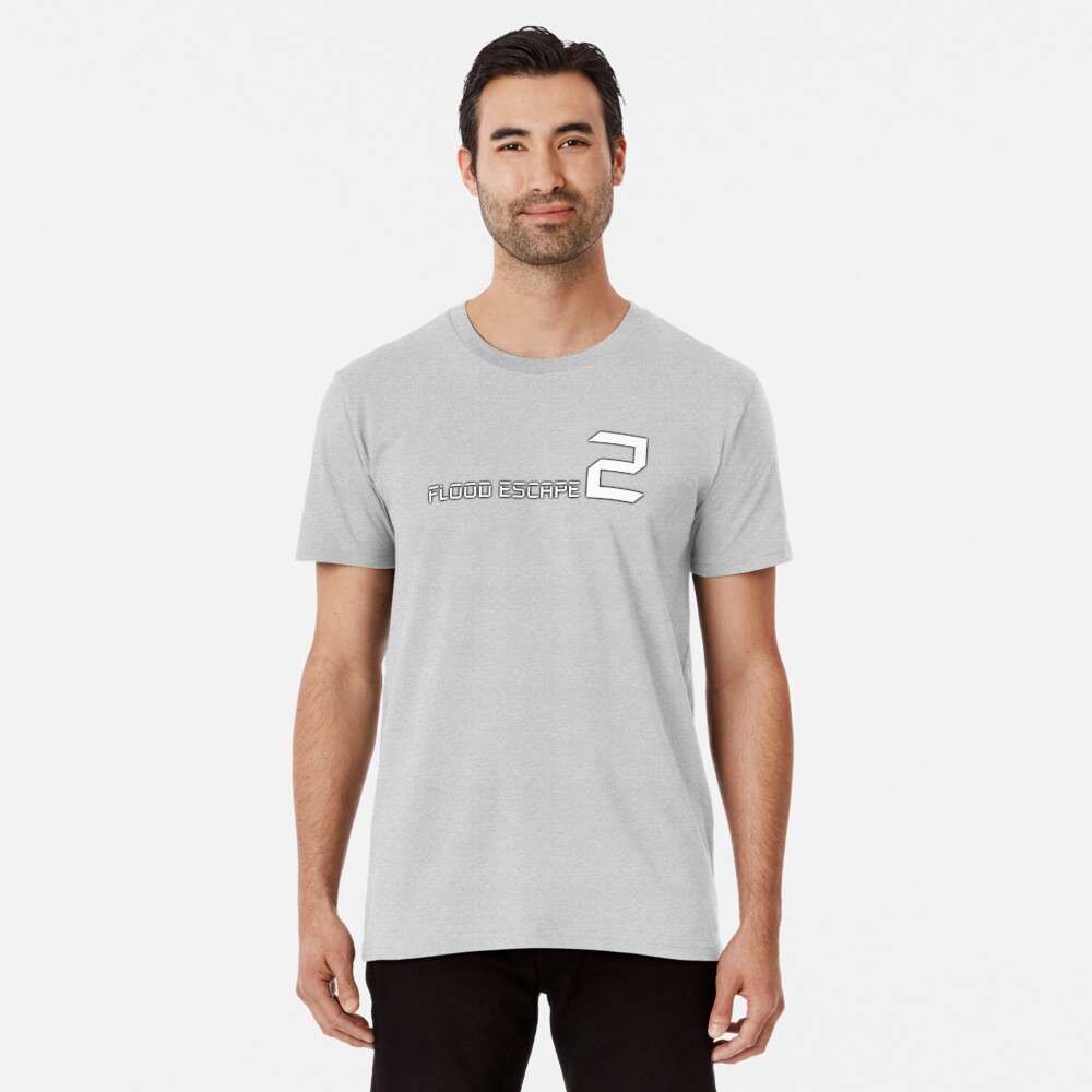 Flood Escape 2 Logo Men S Premium T Shirt By Crazyblox Redbubble - flood escape 2 logo men s premium t shirt front