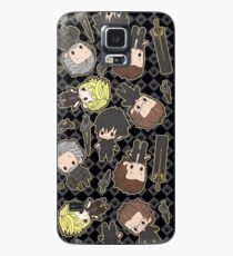 Funda/vinilo para Samsung Galaxy Chocobro Chibi + papá