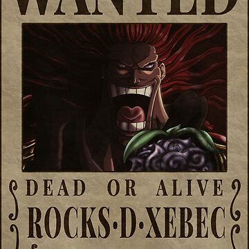 Rocks D Xebec One Piece Bounty Rocks Wanted | Pullover Hoodie