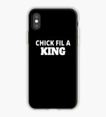 Chick fil a king iPhone Case