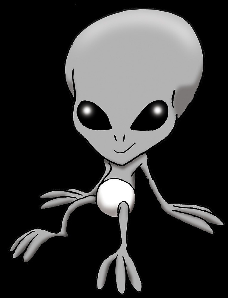 "Baby Alien" by wickedcartoons | Redbubble