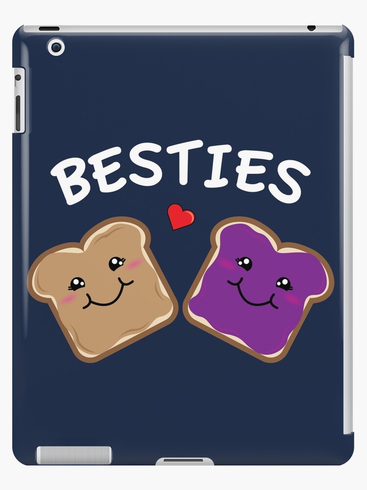 Peanut Butter And Jelly Best Friends Cartoon Food Ipad Case