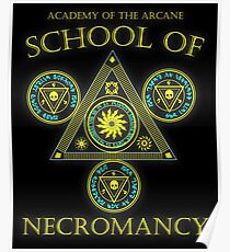 Academy of the Arcane: School of Necromancy RPG shirt Poster