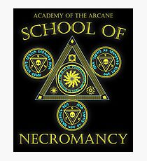 Academy of the Arcane: School of Necromancy RPG shirt Photographic Print