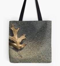 Frost on Leaf Tote Bag