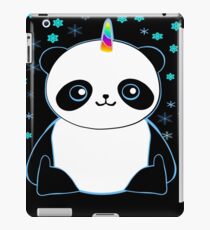 Cute Pandacorn in the Snow iPad Case/Skin