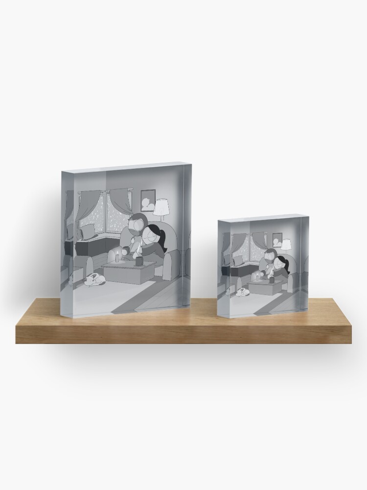 Alternate view of Winter Acrylic Block