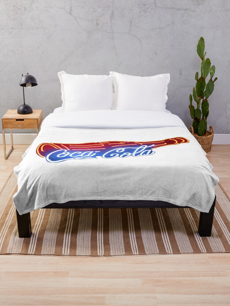 Coca Cola Light Bottle Throw Blanket By Yellowteacups