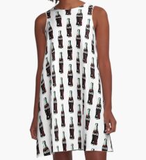 Pop Art Coca-Cola Bottle A-Line Dress
