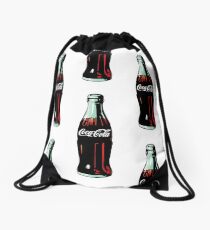 Pop Art Coca-Cola Bottle Drawstring Bag