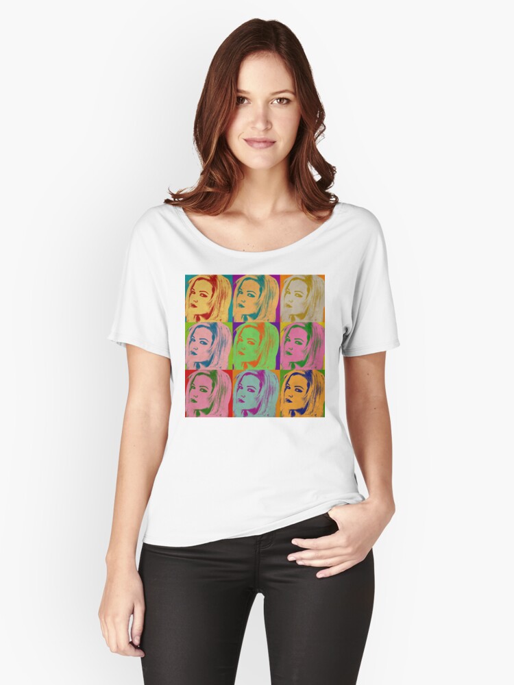 Alexis Texas Womens Relaxed Fit T Shirt Front Alexis Texas Womens Relaxed Fit T Shirt Front