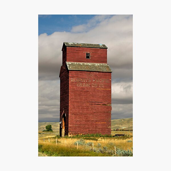 Grain Elevator Dorothy, Alberta Photographic Print