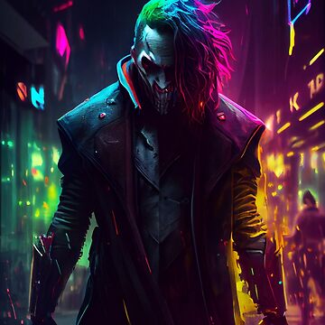 Joker Cyberpunk Wallpaper 4K