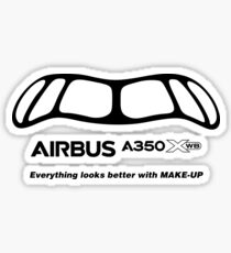 A350 Make-Up Sticker