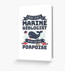 Marine Biologist Greeting Card