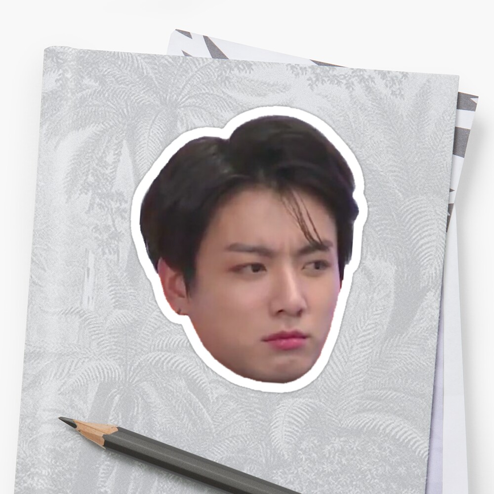 BTS JUNGKOOK TIRED MEME Stickers By Lyshoseok Redbubble