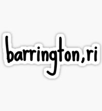 barrington, ri Sticker