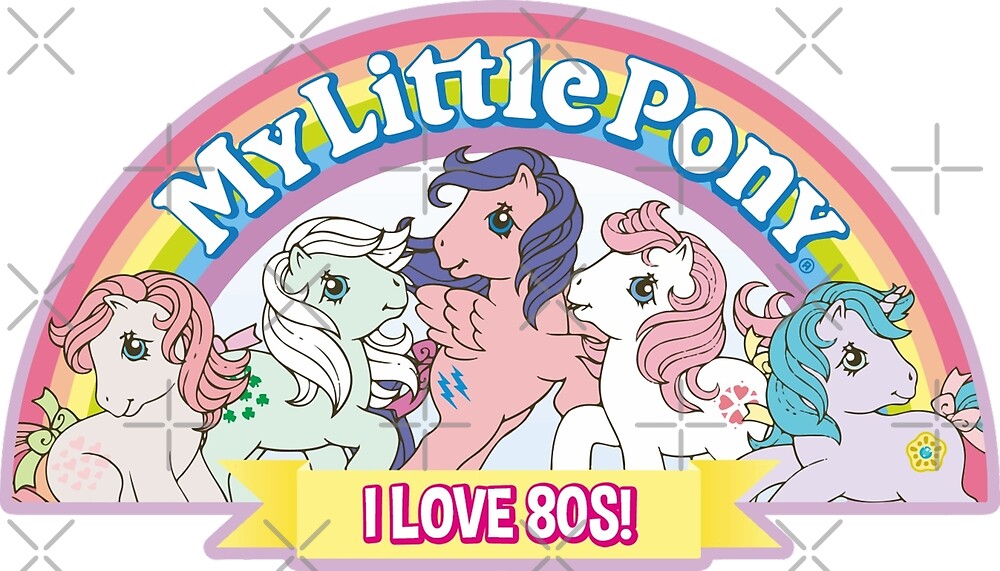 "MY LITTLE PONY - 80s" by hellolen | Redbubble