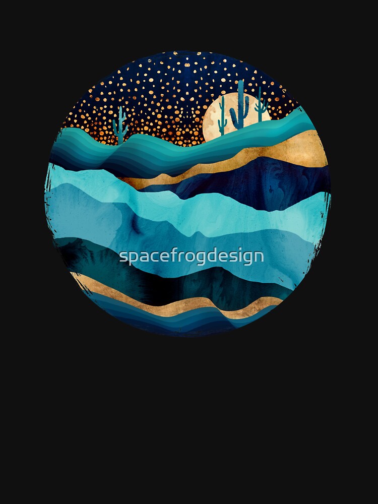 Indigo Desert Night by spacefrogdesign