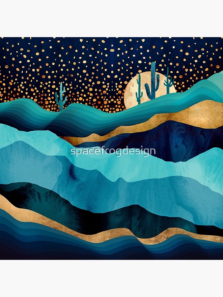 Indigo Desert Night by spacefrogdesign