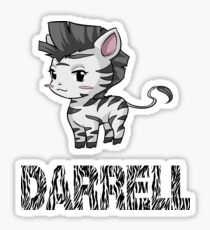 Zebra Darrell Sticker