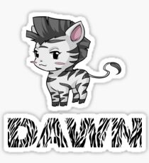 Zebra Dawn Sticker