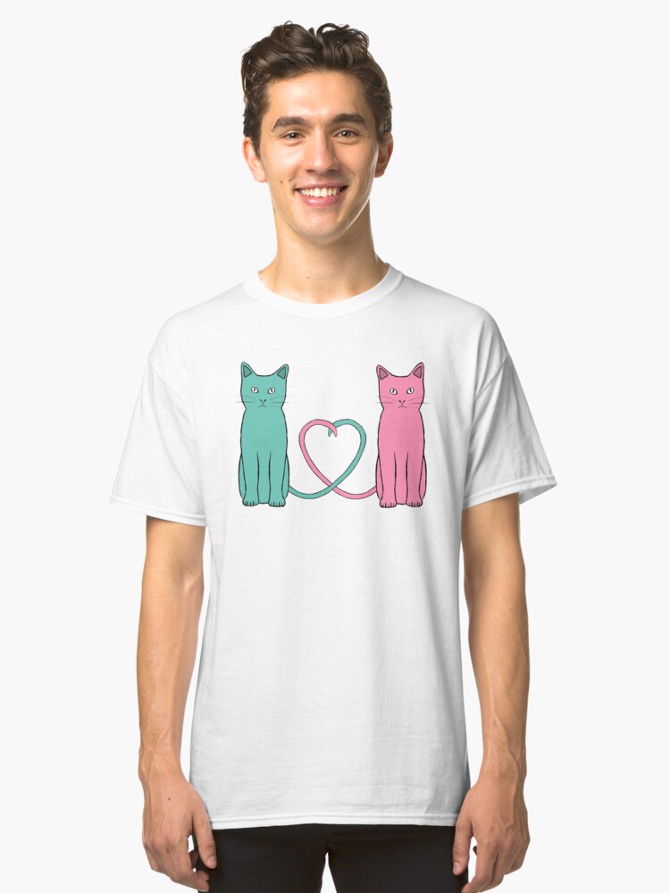 Alternate view of Cat Love Classic T-Shirt