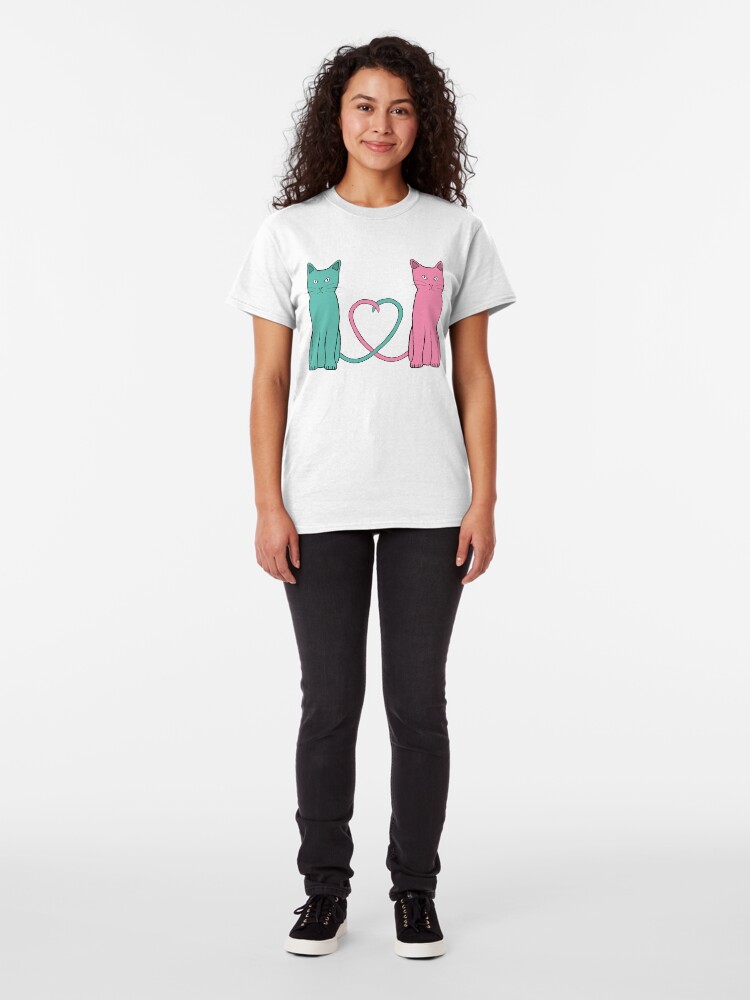 Alternate view of Cat Love Classic T-Shirt