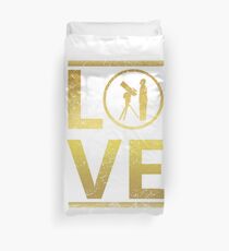 love calling profi king meister astronomie astronomy Duvet Cover