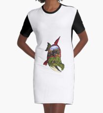 Ultimativer Schwimmer T-Shirt Kleid