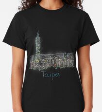 Taipei City Panorama at night Classic T-Shirt