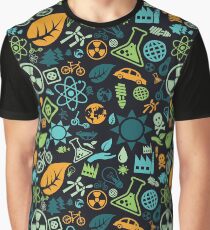Ecology Pattern Graphic T-Shirt