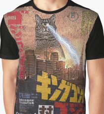 Catzilla Movie Poster Graphic T-Shirt
