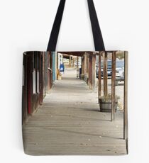 "Ghost Town Boardwalk" Tote Bag