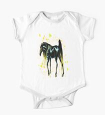 Yellow Love Horse One Piece - Short Sleeve