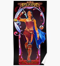 Valkyrie Angel of Asgard Poster
