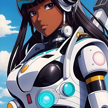 rendu de fille robot anime