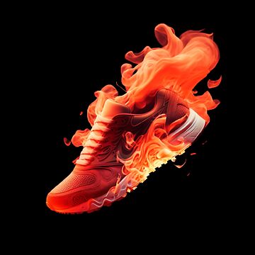 Custom FLAME Nike Cortez!! 