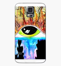 Linkes Auge Wasserfall Hülle & Klebefolie für Samsung Galaxy