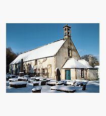 East Kirk in winter Photographic Print