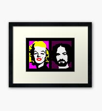 Marilyn Manson inspired portraits Framed Print