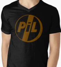 BEST T-SHIRT KE46 Public Image Ltd Pil Punk Band T Shirt Trending Men's V-Neck T-Shirt