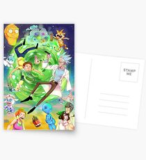 Rick and morty Postcards
