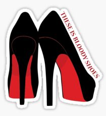 Bloody Shoes Sticker