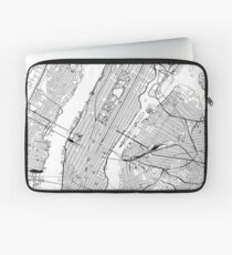 New York Weiße Karte Laptoptasche
