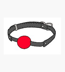 Ball Gag Photographic Print