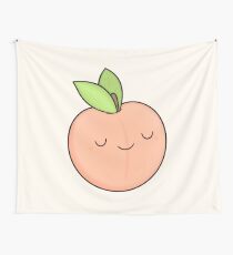 Happy Peach Wall Tapestry